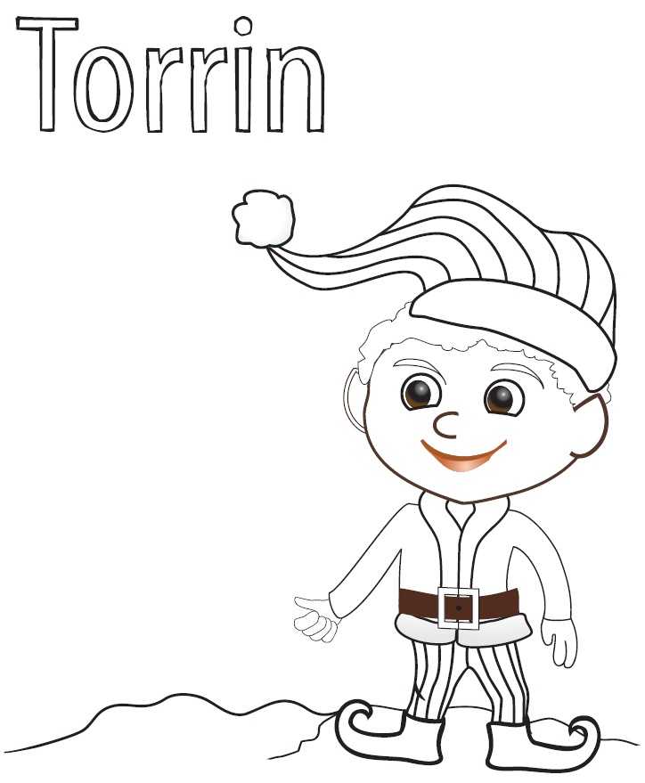 Download Torrin's Coloring Page