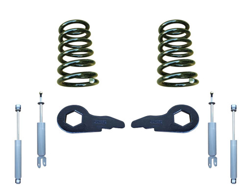 2002-2006 Cadillac Escalade / EXT & 2003-2006 Escalade ESV 2"-3" Front / 4" Rear Lowering Kit + Front & Rear Shocks