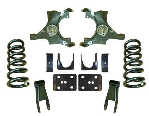 1988-1998 GMC C1500 2WD 5"/7" Spindle + Coil Lowering Kit