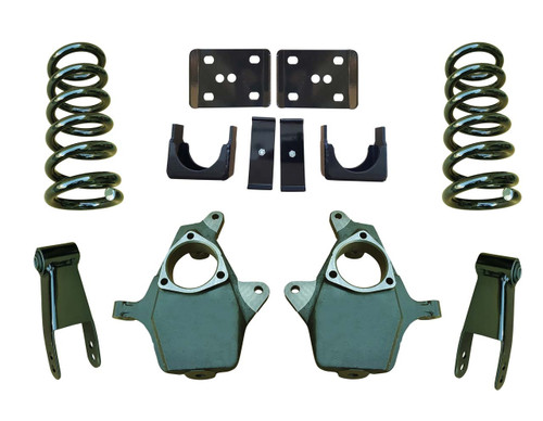 1999-2006 Chevrolet Silverado 1500 2WD V6 5"/7" Lowering Kit - Fits 2007 Classic