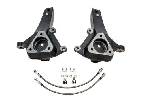 2002-2018 Dodge / Ram 1500 + 2019 Classic 2WD 4" Lift Spindles + Extended Brake Lines | Trekline 8000221