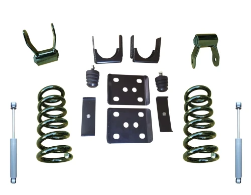 2014-2018 GMC Sierra 1500 V6 3"/6" Lowering Kit + Rear Shocks