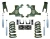1988-1998 Chevrolet C1500 2WD 5"/7" Spindle + Coil Lowering Kit + Shocks