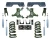 1988-1991 Chevrolet C1500 2WD Standard Cab 4"/7" Spindle + Coil Lowering Kit + Shocks, C-Notch
