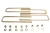 1999-2006 Chevrolet Silverado 1500 / GMC Sierra 1500 4WD U-Bolt Set for 5"-6" Rear Blocks
