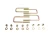 2005-2023 Toyota Tacoma 2WD/4WD U-Bolt Set for Stock-1" Rear Blocks