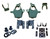 2014-2018 Chevrolet Silverado 1500 3-4"/5-6" Adjustable Lowering Kit
