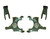 1992-1999 GMC Yukon 2" Front / 1"-2" Rear Adjustable Lowering Kit | Trekline 1355DR005