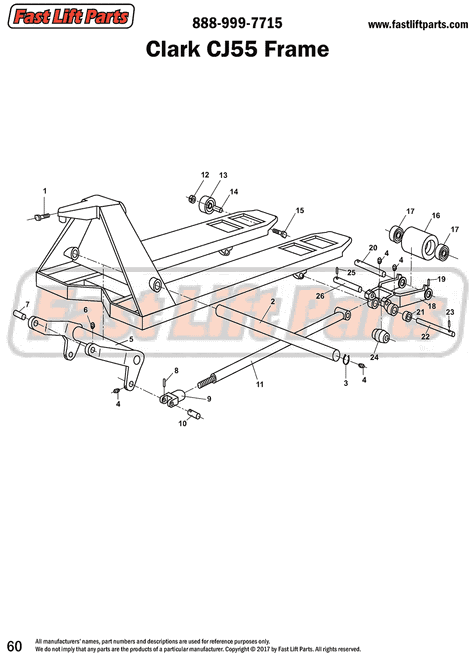 *Clark CJ55 Frame