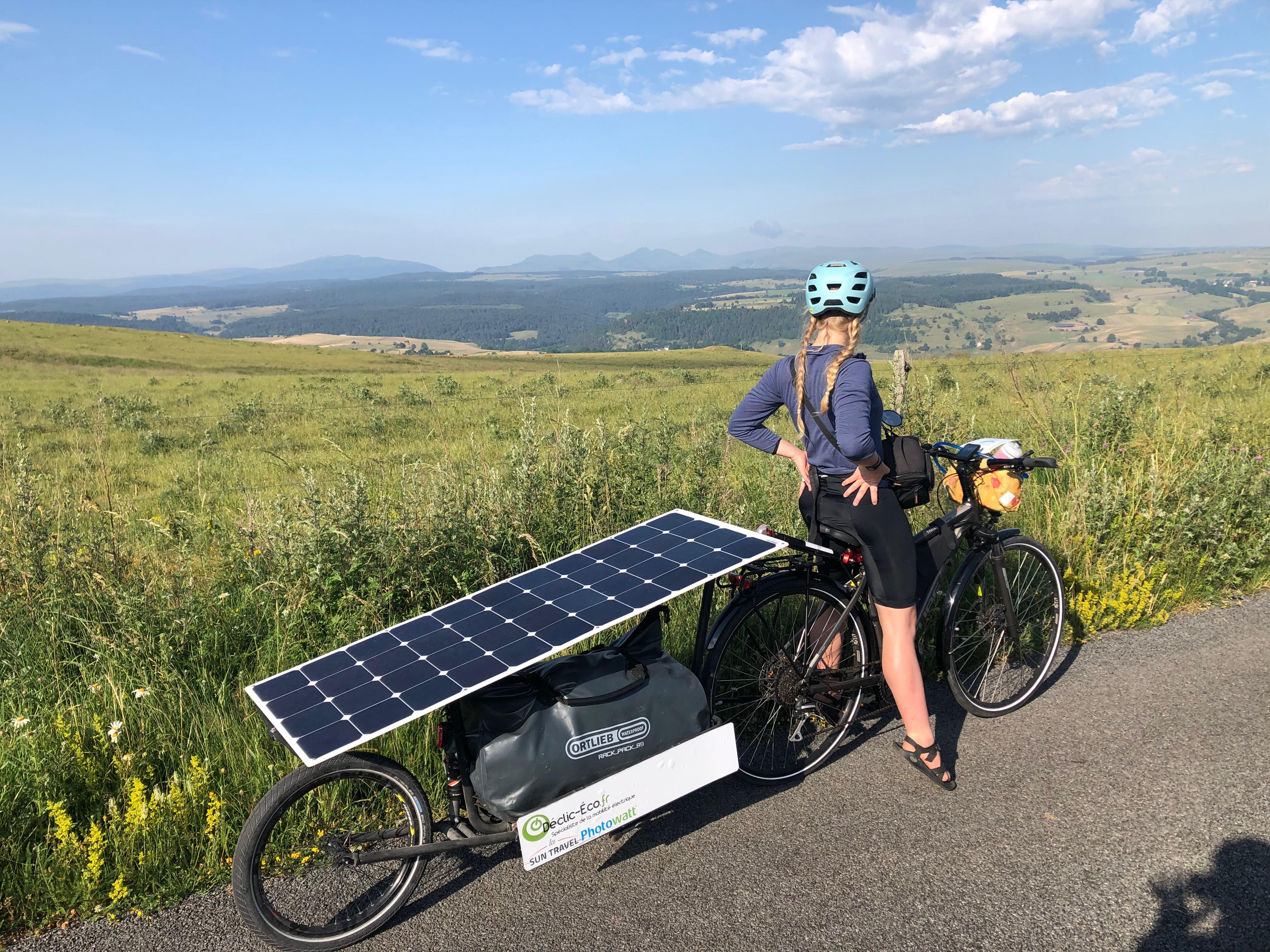 solar electric bicycle