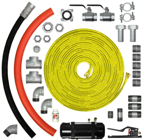 CONVERSION KIT COMBINATION PNEUMATIC 1-1/4" SMALL BLASTER PRESSURE RELEASE SYSTEM INCLUDES 55' TWINLINE CONTROL HOSE
