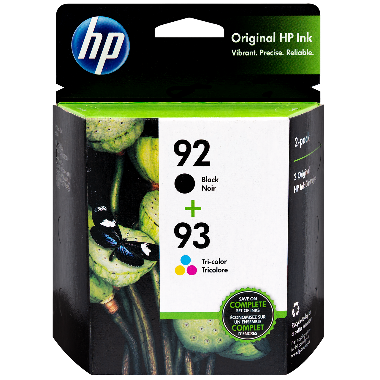 hp printer ink 92 93