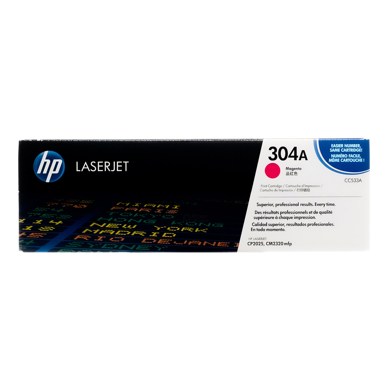 HP CC 533 A Magenta Tintenpatrone – Kompatibel Mit Ausgewählten HP Druckern, Originalqualität