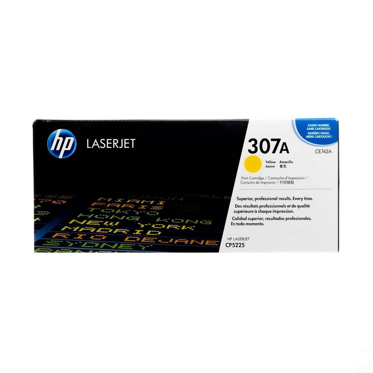 HP 307A Yellow | CE742A | Original HP Toner Cartridge - Toner Buzz