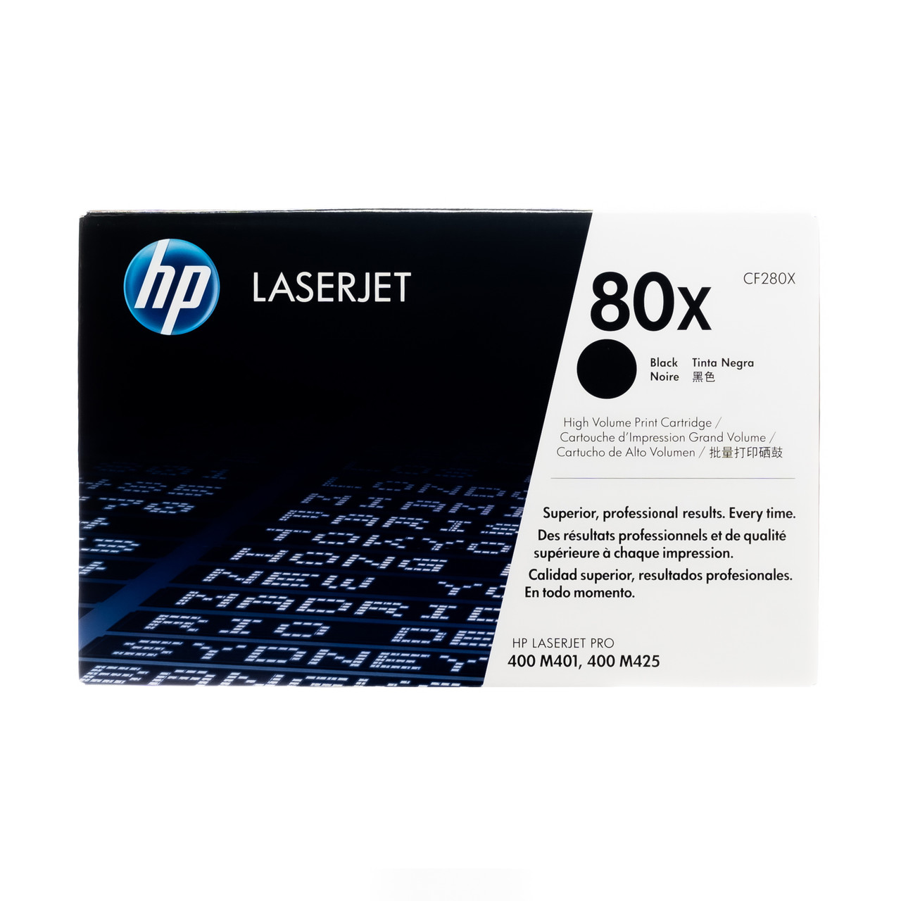 HP 80X | CF280X | Original HP Black Toner Cartridge – High Yield