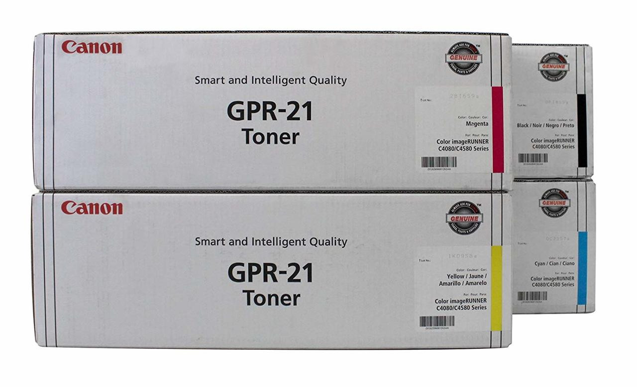 Canon GPR-21 CYMK Set | 0259B001AA, 0260B001AA, 0261B001AA