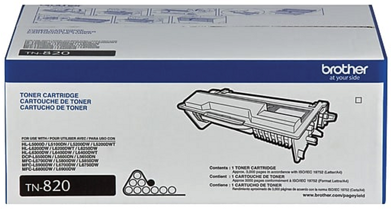 Brother TN820 OEM Black Toner