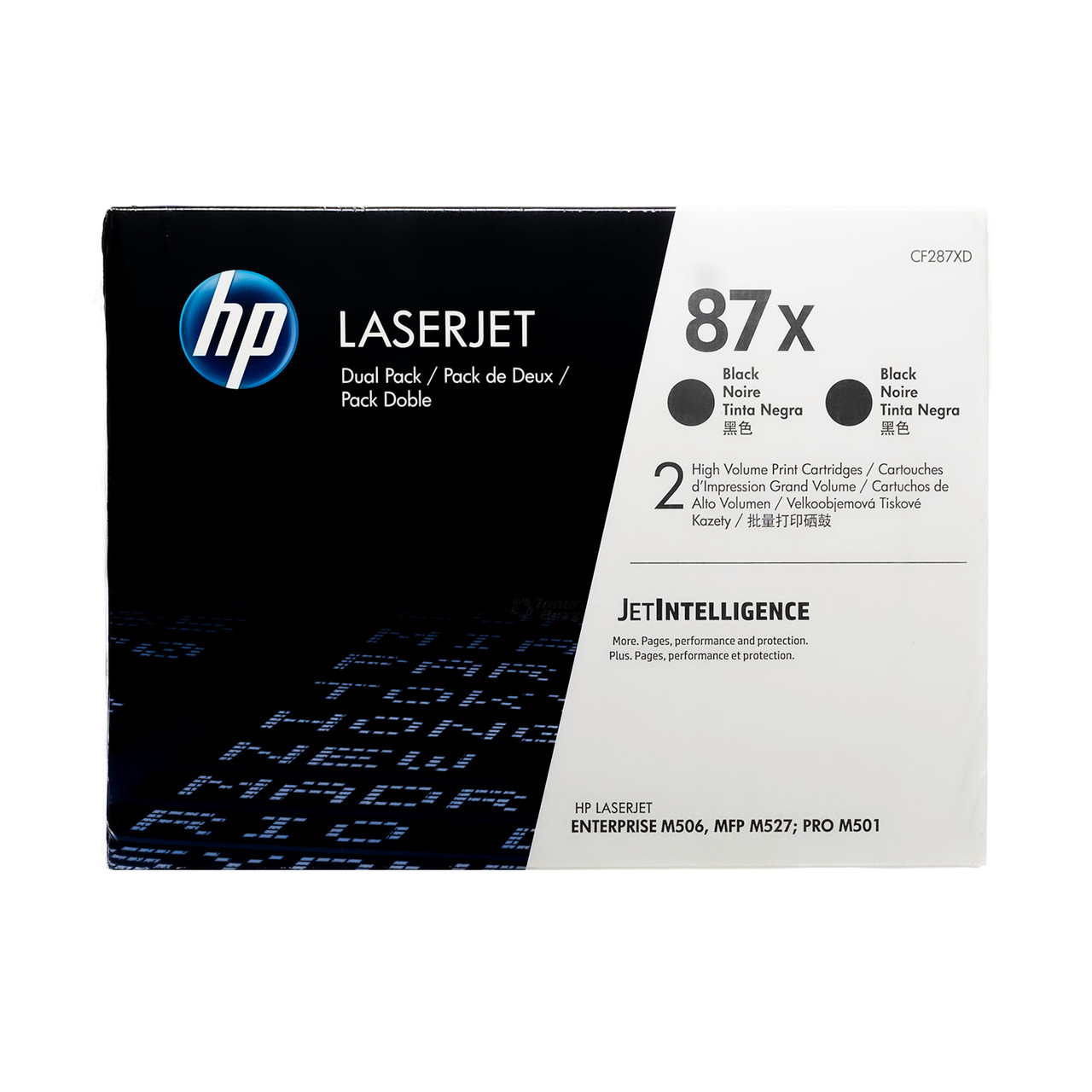 HP 87X (CF287XD) 2-Pack | Original HP Dual Pack Black Toner