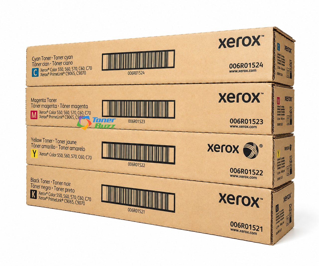 Xerox Set | 006R01521, 006R01522, 006R01523, 006R01524 | 4-Pack