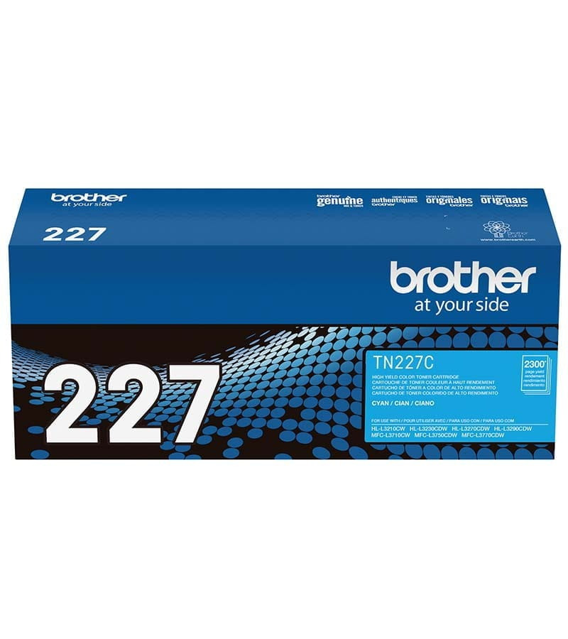 Brother TN-227C | Original Cyan High-Yield Toner Cartridge - Toner