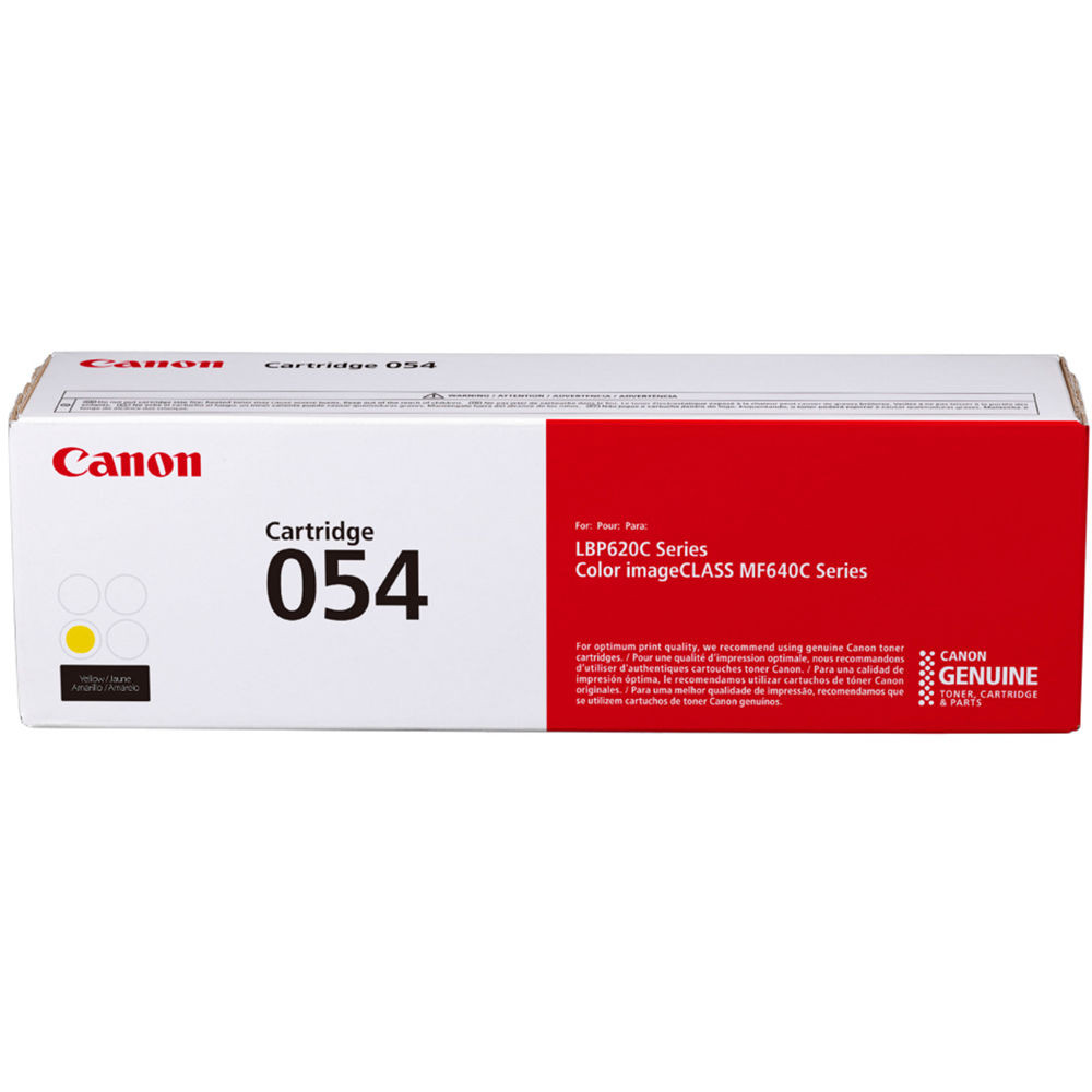 Canon 054 Original Yellow Toner Cartridge (3021C001AA) - Toner Buzz