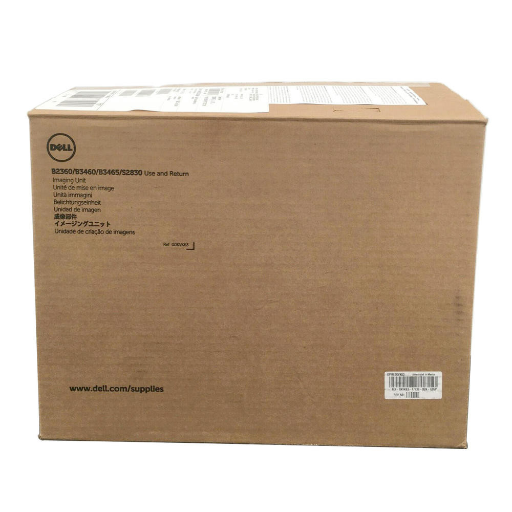 KVK63 | Original Dell Drum Unit – Black - Toner Buzz