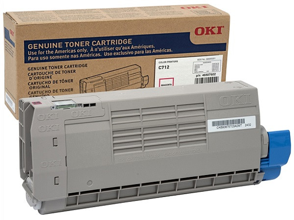 OKI 46507602 | Original Large Capacity Magenta Toner Cartridge