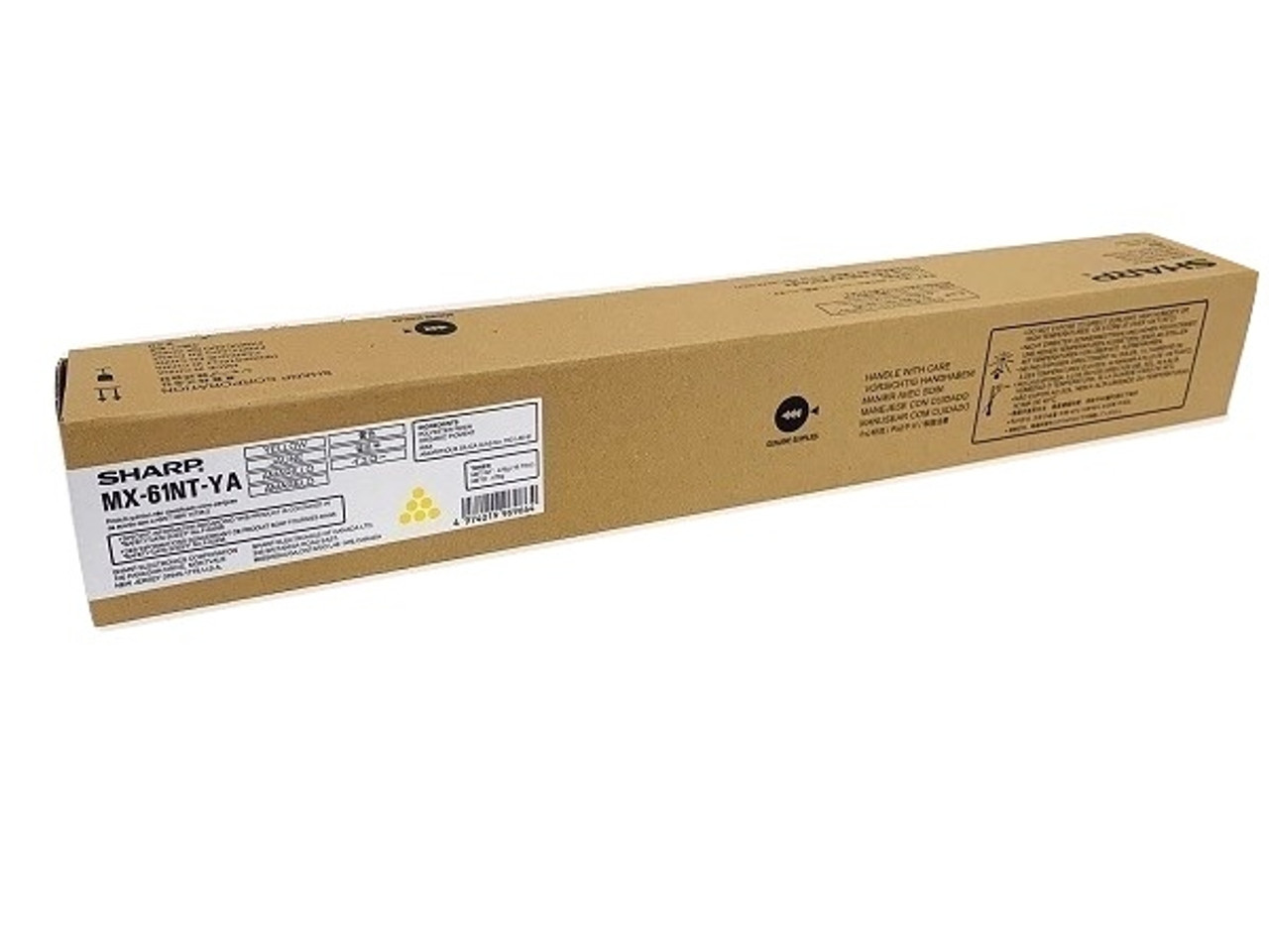 MX61NTYA | Original Sharp MX-61NT Toner Cartridge – Yellow