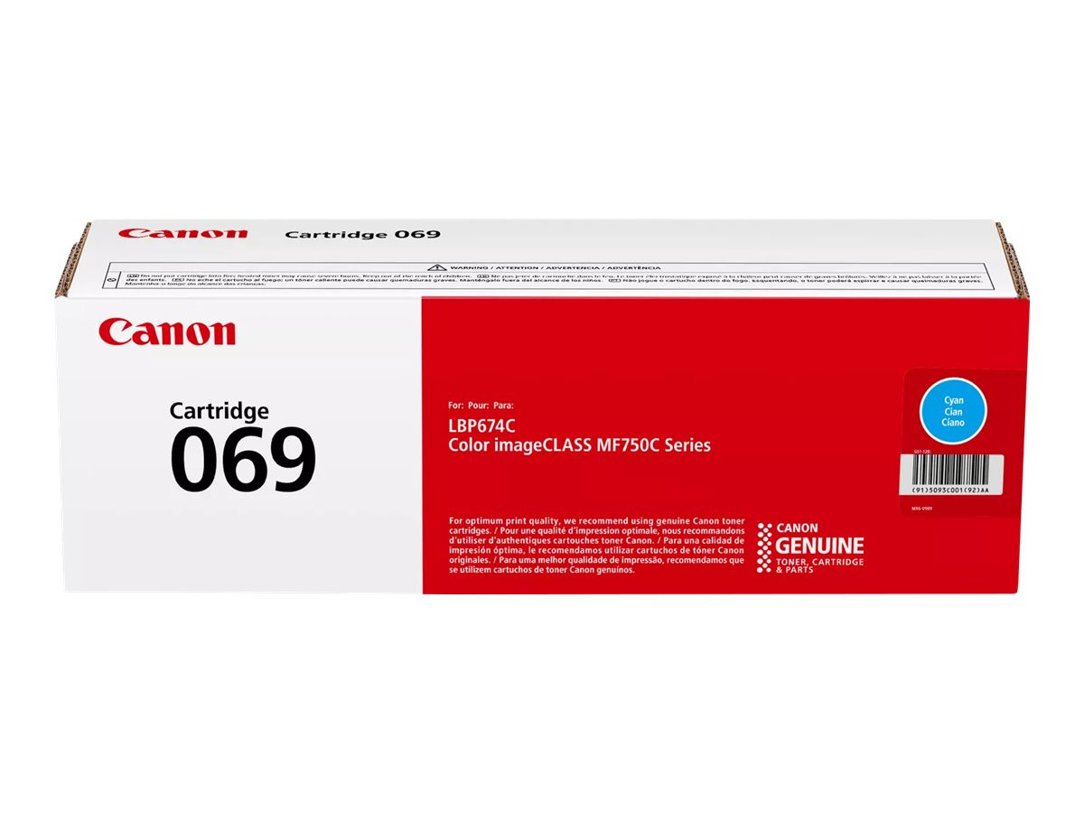 Canon 069 Original Cyan Toner Cartridge (5093C001AA) - Toner Buzz