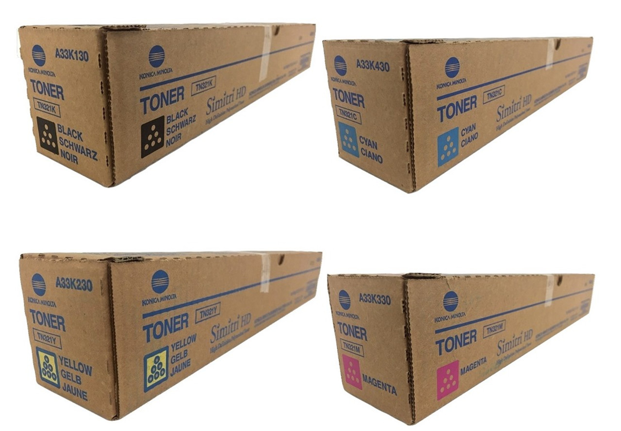 Konica Minolta TN321 SET | A33K130, A33K430, A33K330