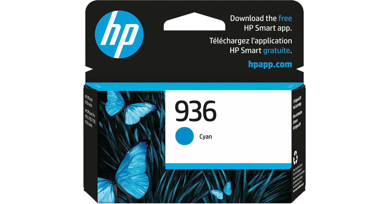 4S6U9LN | HP 936 | Original HP Ink Cartridge - Cyan - Toner Buzz