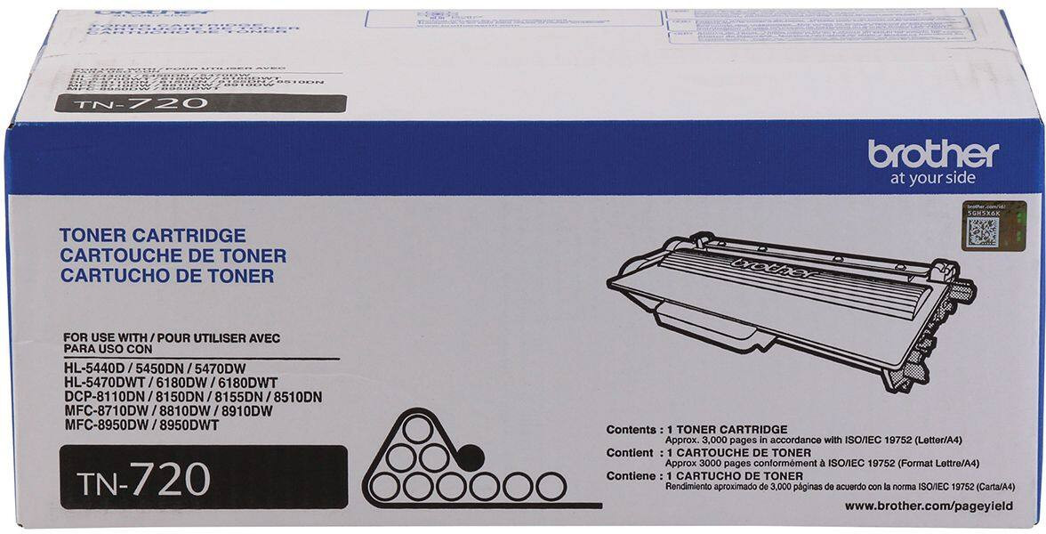 Brother TN-720 | Original Black Toner Cartridge - Toner Buzz