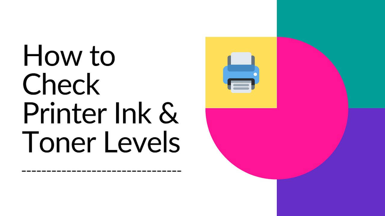 ink levels on my printer