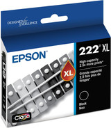 T222XL120S | Epson® 222XL | Original Epson® T222XL120-S High-Yield Ink Cartridge - Black