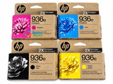 HP 936e EvoMore Set | 4S6V6LN, 4S6V3LN, 4S6V4LN, 4S6V5LN | Original HP High-Yield Ink Cartridge - Black, Color