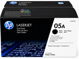 HP 05A (CE505D) 2-Pack | Original HP Dual Pack Black Toner