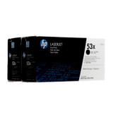 Q7553XD | HP 53X | Original HP High-Yield Dual Pack Toner Cartridges – Black