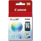Original Canon CL211 Color Inkjet Cartridge for MP240, MP480 &amp MX330