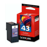Original Lexmark 43XL 44XL High Yield Black and Color Ink Cartridge Dual Pack 18Y0143 18Y0144