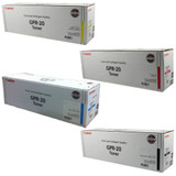 Canon GPR-20 CYMK Set | 1066B001AA 1067B001AA 1068B001AA 1069B001AA | Original Canon Toner Cartridge Set – Black, Cyan, Magenta, Yellow