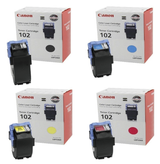 Canon CRG-102 Toner Set | 9642A006AA 9643A006AA 9644A006AA 9645A006AA | Original Canon Toner Cartridge Set – Black, Cyan, Magenta, Yellow