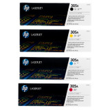 HP 305X 305A SET | CE410X CE411A CE412A CE413A | Original HP Toner Cartridge - Black, Cyan, Magenta, Yellow