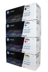 HP 508A SET (OEM) | 4-Pack | Original HP Toner Cartridges - Black, Cyan, Magenta, Yellow