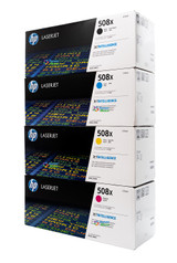 HP 508X SET | CF360X, CF361X, CF362X, CF363X | Original HP Toner Cartridge - Black, Cyan, Yellow, Magenta