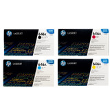 HP 646X 646A SET | CE264X CF031A CF032A CF033A | Original HP Toner Cartridge - Black, Cyan, Magenta, Yellow