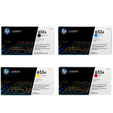 HP 652A 653A SET | CF320A CF321A CF322A CF323A | Original HP Toner Cartridge - Black, Cyan, Magenta, Yellow