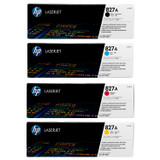 HP 827A SET | CF300A CF301A CF302A CF303A | Original HP Toner Cartridge - Black, Cyan, Magenta, Yellow