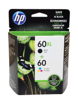 N9H59FN | HP 60XL | Original HP High-Yield Ink Cartridges - Black, Cyan, Yellow, Magenta