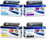 Brother TN-210 Set | 4-Pack Original Toner Combo | 4 Colors