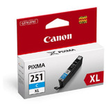 6449B001 | Canon CLI-251XL | Original Canon High-Yield Ink Cartridge - Cyan